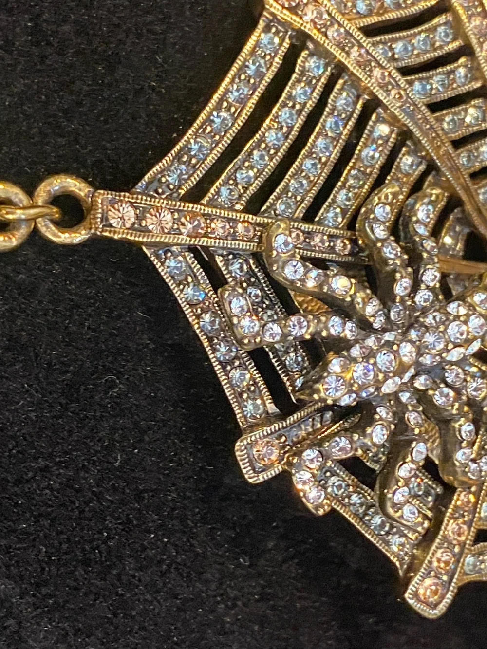 Heidi Daus along came a spider Brooch